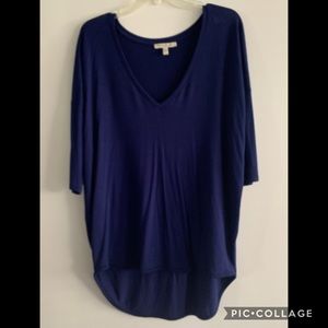 Express Dolman Sleeve Top-Navy